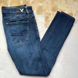 NWOT AEO Denim X  360° super stretch hi rise jegging size 4